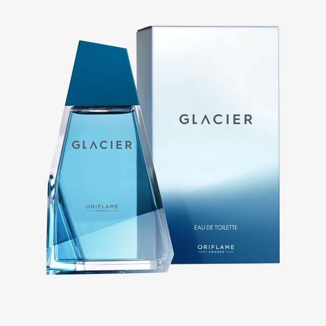 قیمت خرید عطر ادوتویلت مردانه گلشیر آبی اوریفلیم GLACIER Eau de Toilette
