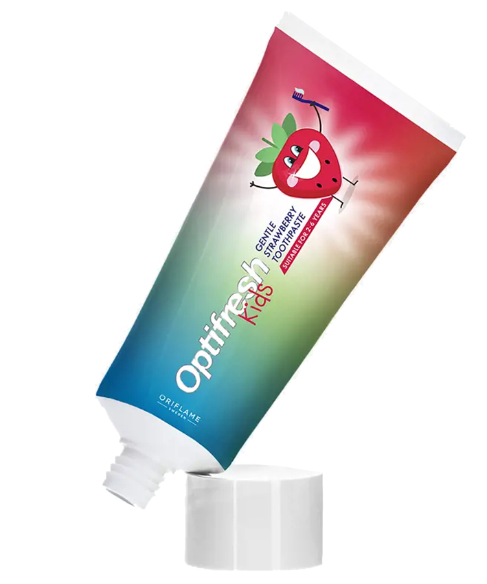 خمیردندان کودک با طعم توت فرنگی