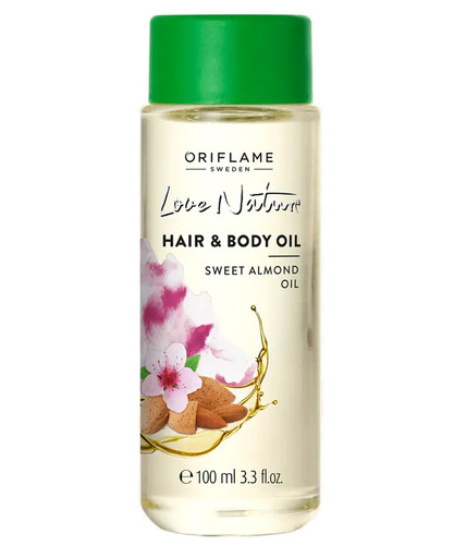 روغن مو و بدن بادام شیرین لاو نیچر اوریفلیم