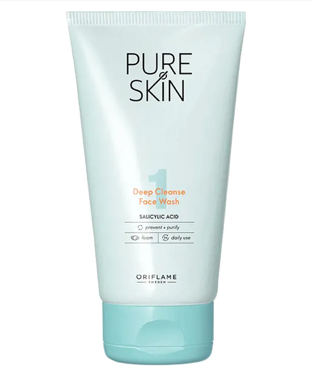 ژل شستشو عمیق و فیس واش صورت اوریفلیم