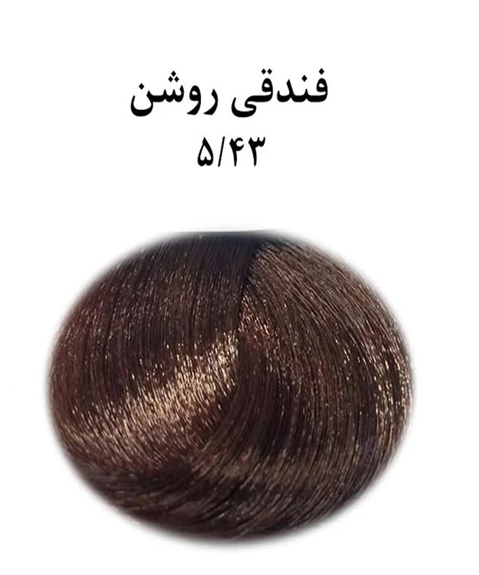 رنگ مو آلبورا مدل carasa شماره 5.43 حجم 100 میلی لیتر رنگ فندقی روشن